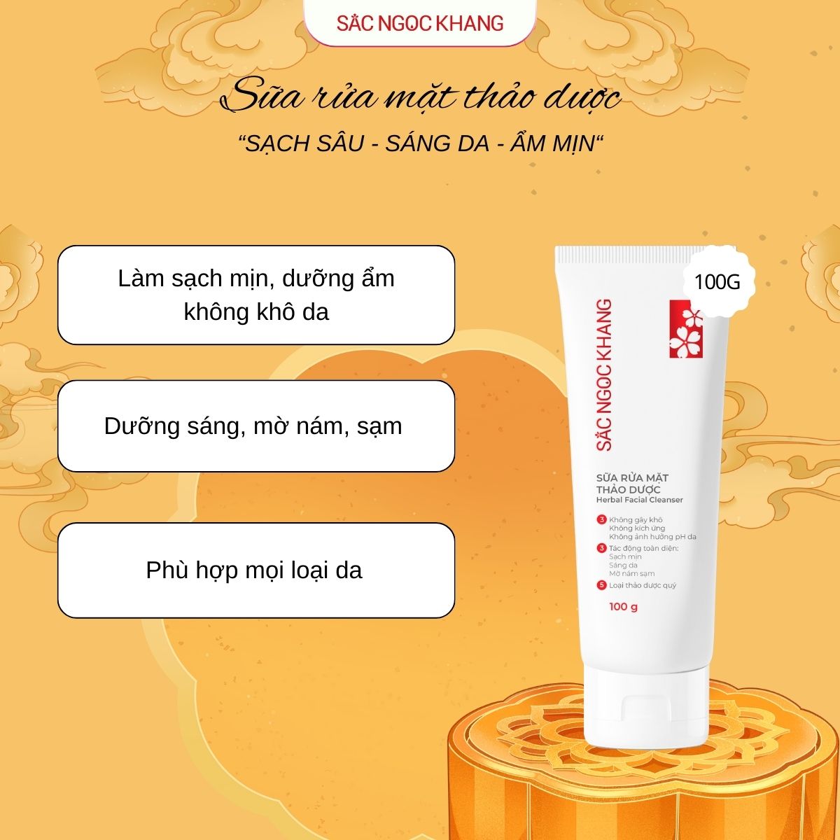 Sữa rửa mặt Thảo Dược [100g]