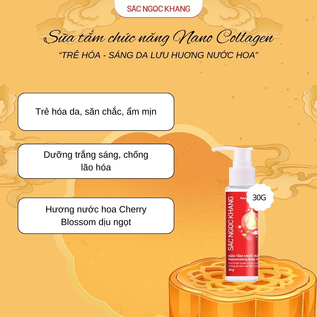 Sữa tắm chức năng Nano Collagen [30g]