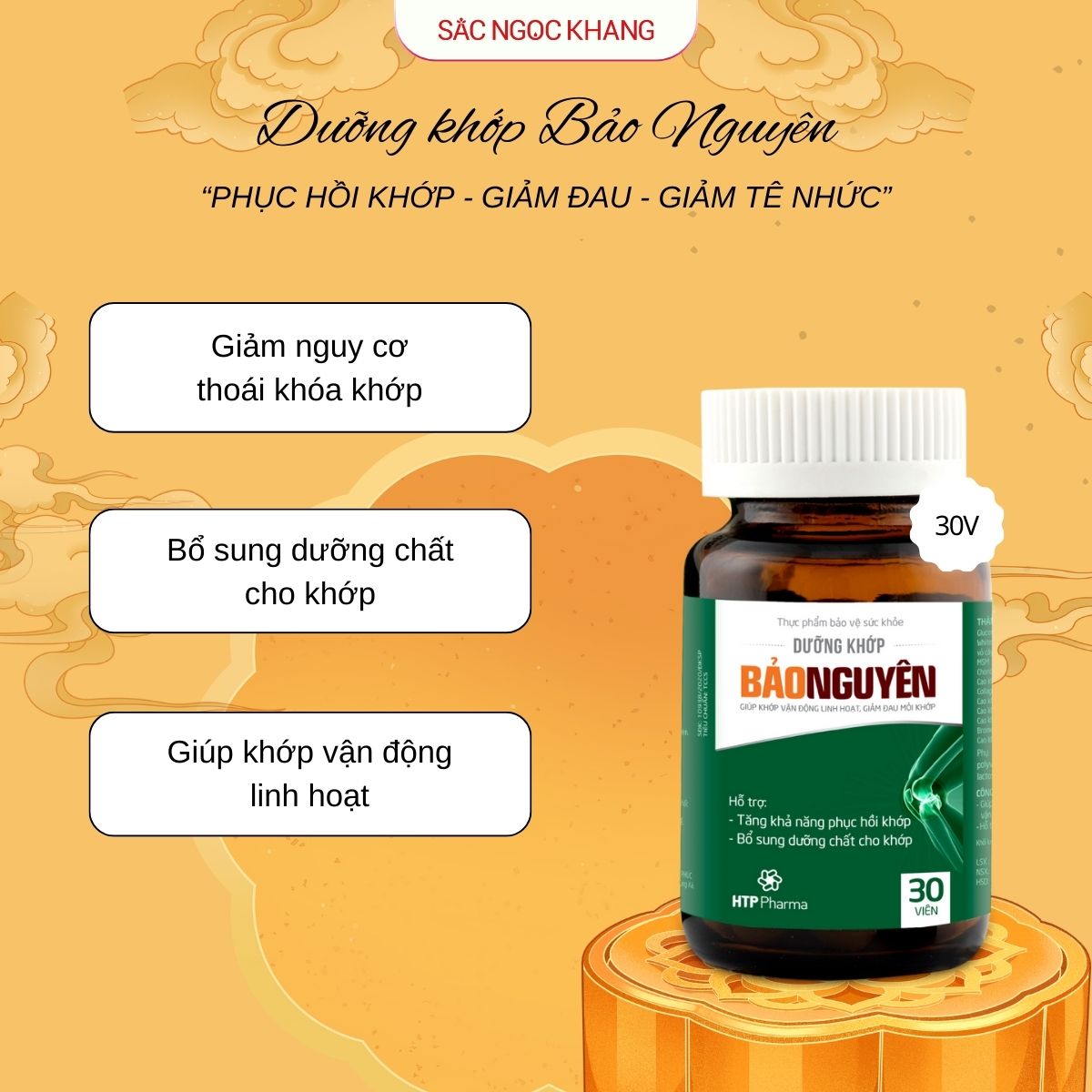 Dưỡng Khớp Bảo Nguyên [30 Viên]