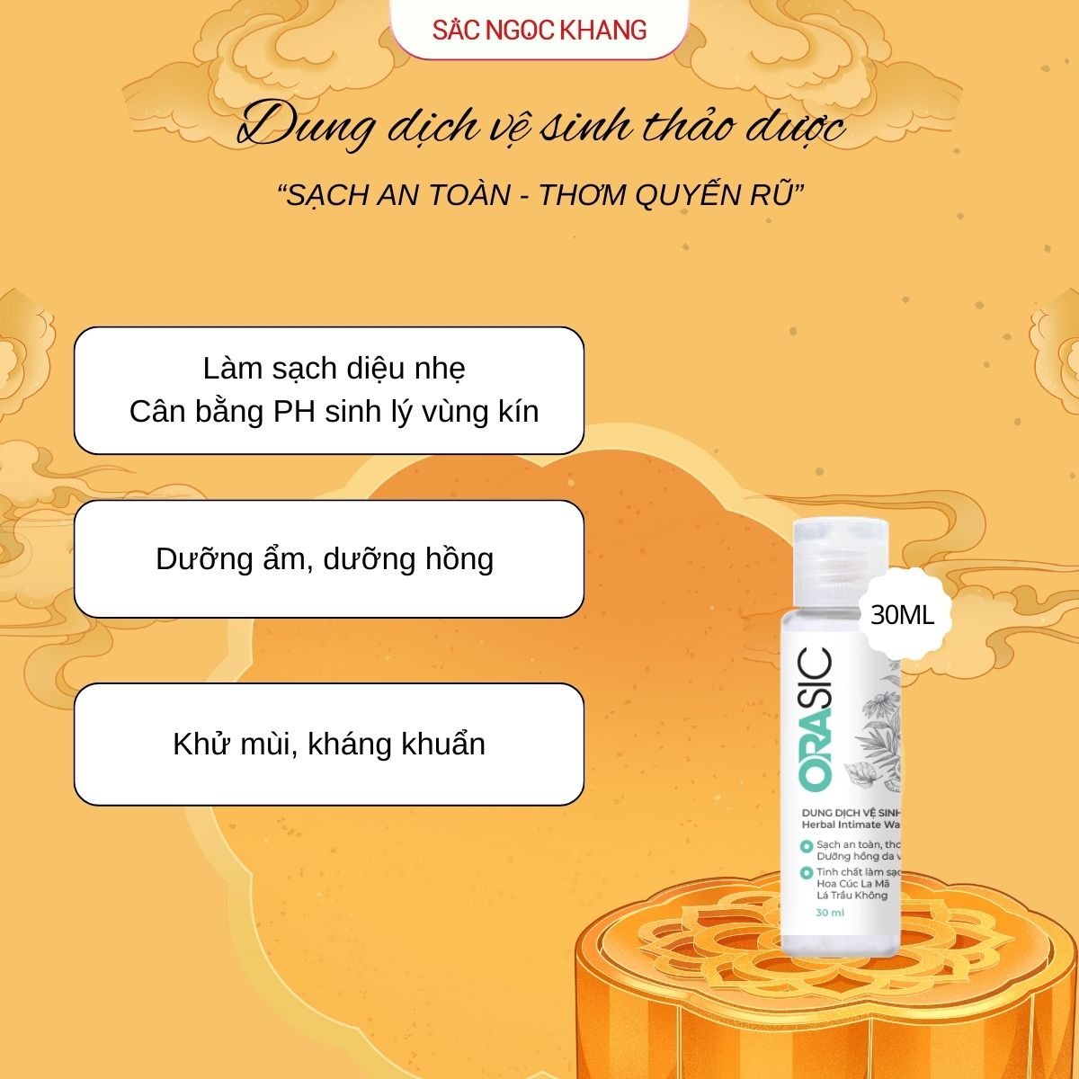 Dung Dịch Vệ Sinh Thảo Dược ORASIC [30ml]