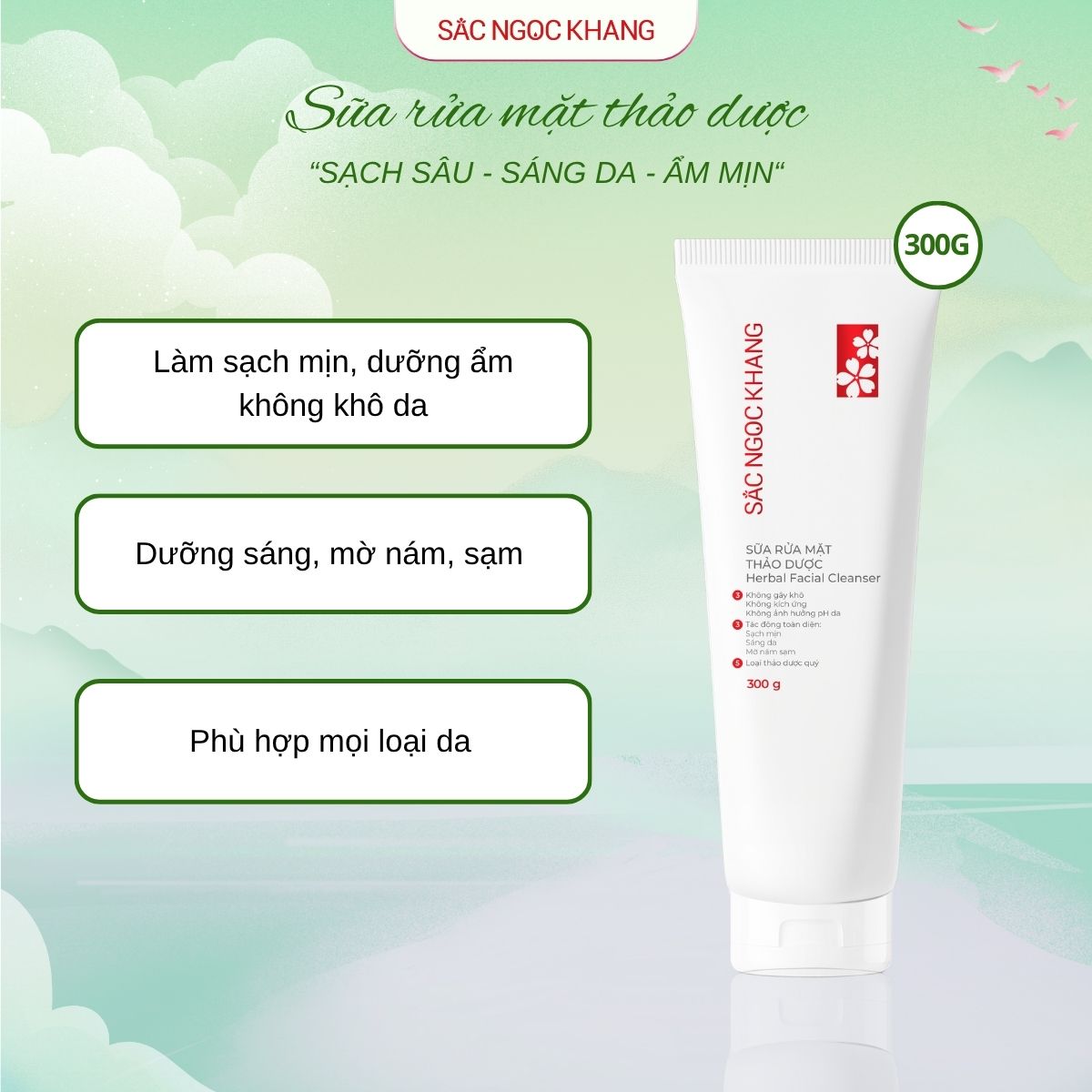 Sữa rửa mặt Thảo Dược [300g]