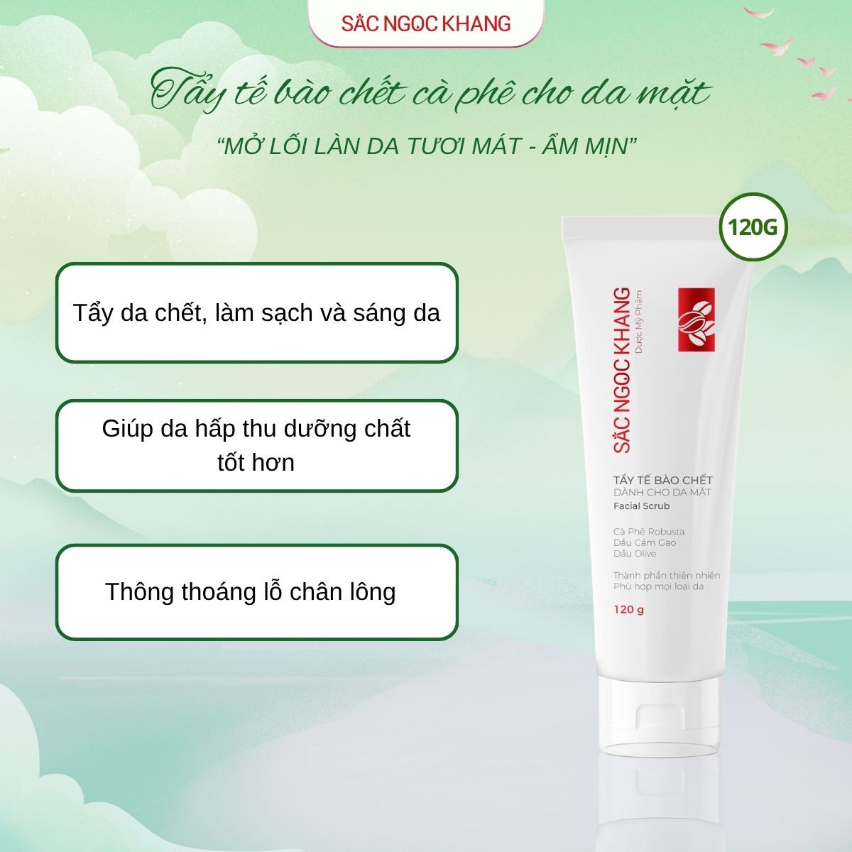 Tẩy Tế Bào Chết Dành Cho Da Mặt [120g]