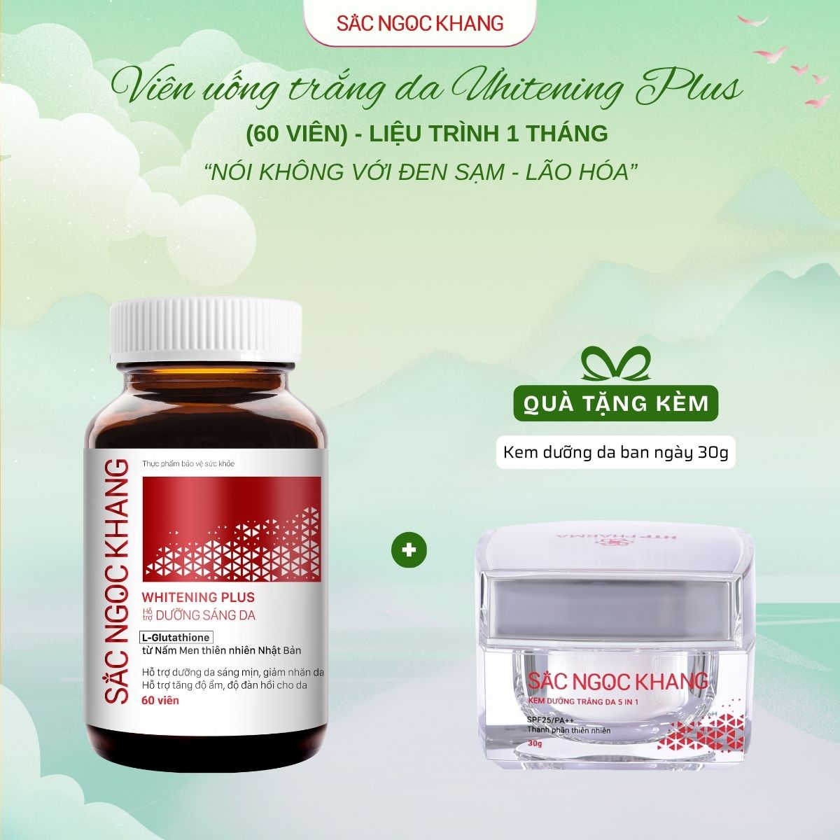 Viên uống TRẮNG DA Whitening Plus