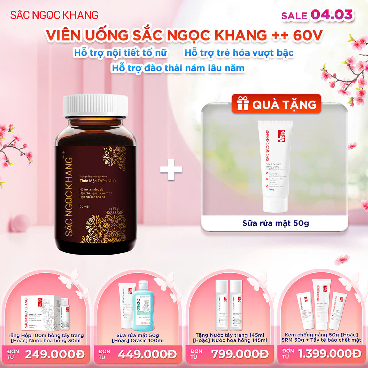 Viên Uống Sắc Ngọc Khang ++ [60 Viên] kèm quà tặng