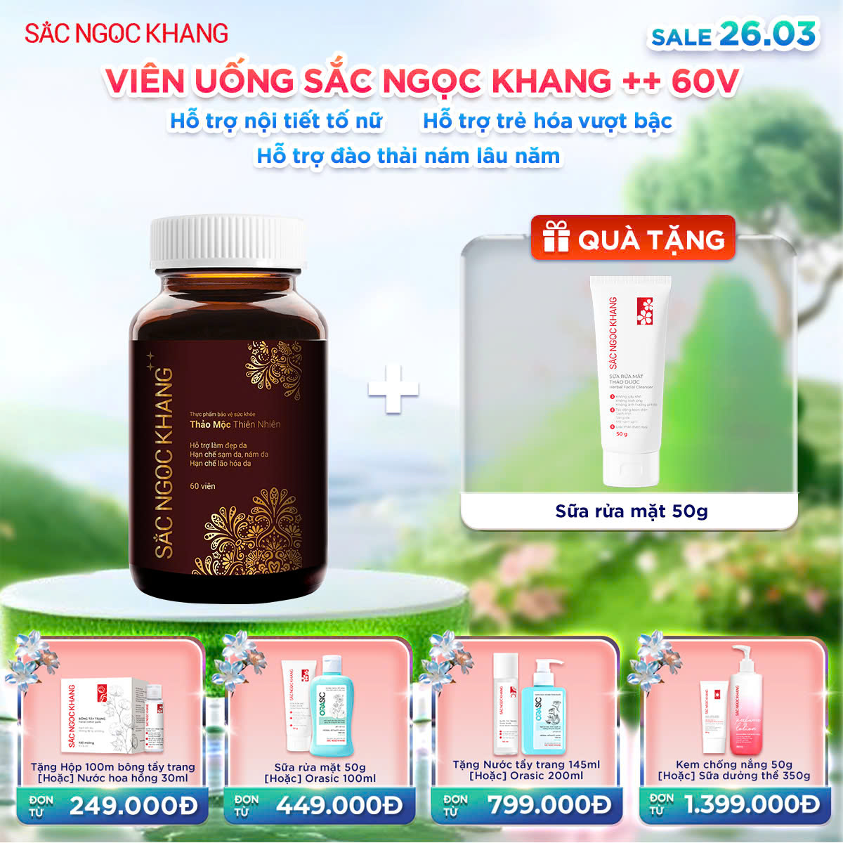 Viên Uống Sắc Ngọc Khang ++ [60 Viên] kèm quà tặng