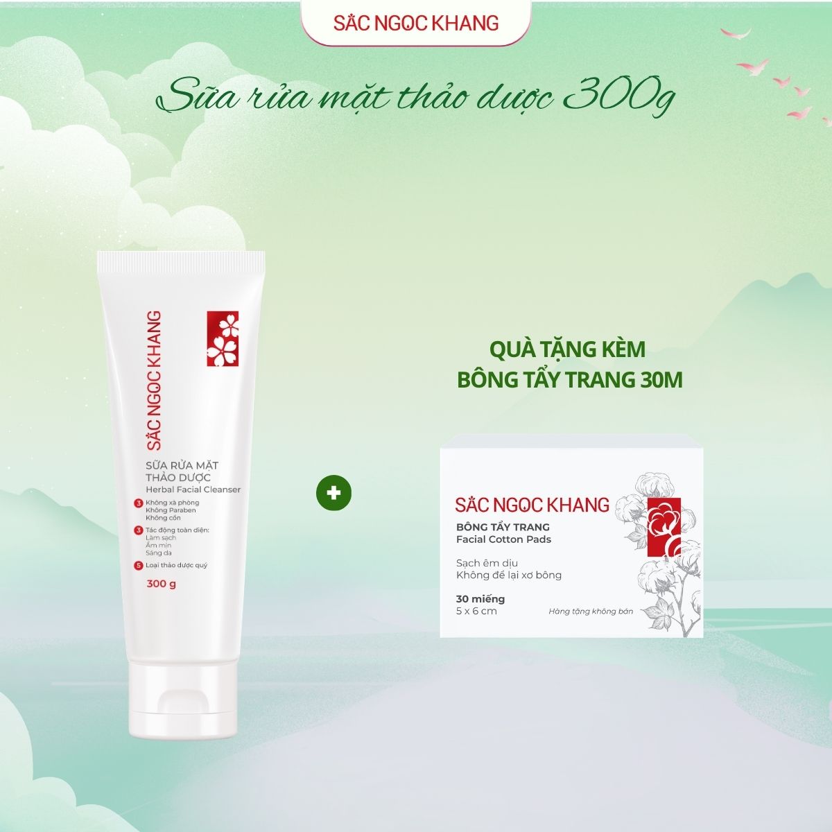 Sữa rửa mặt Thảo Dược [300g]