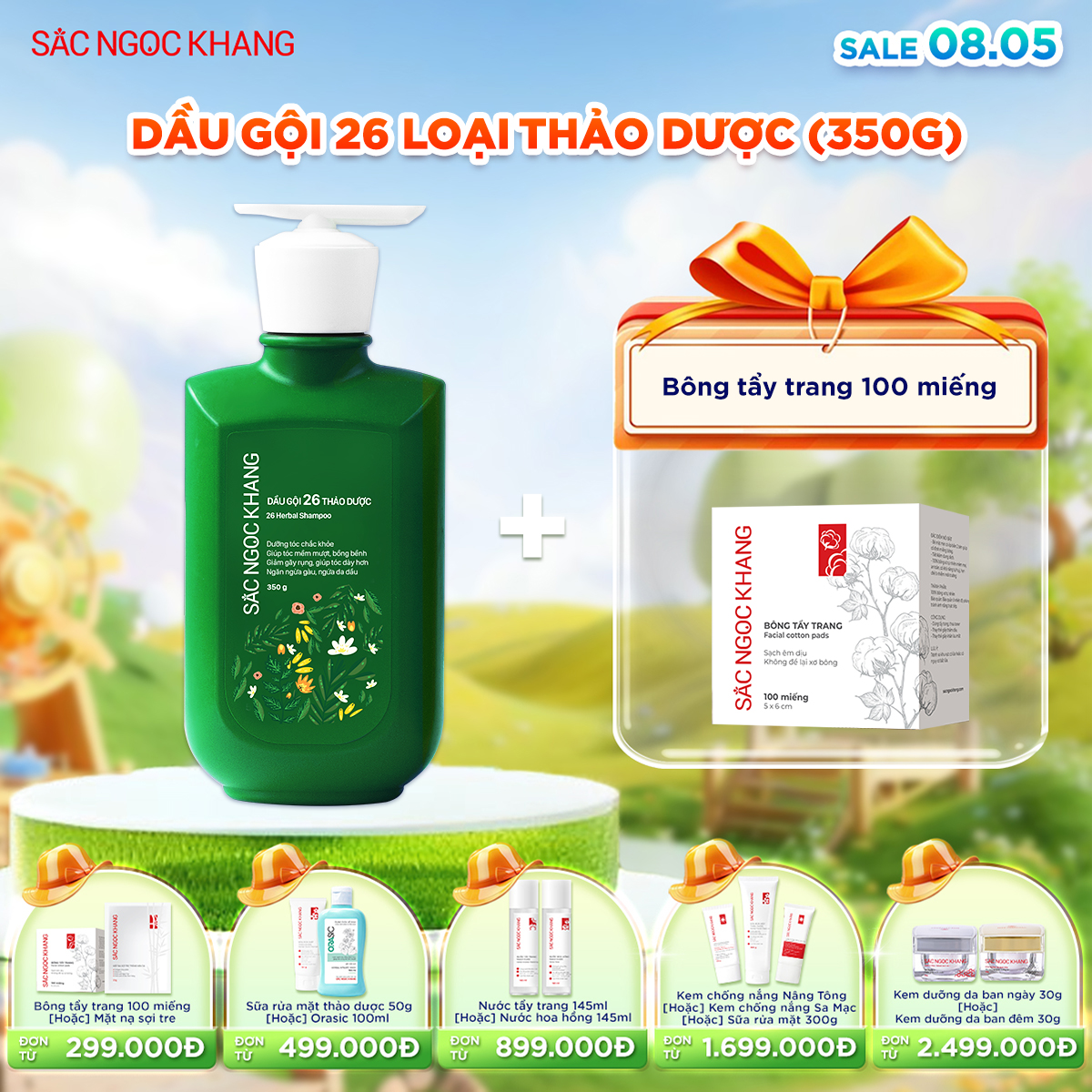Dầu Gội 26 Loại Thảo Dược [350g] Kèm quà tặng