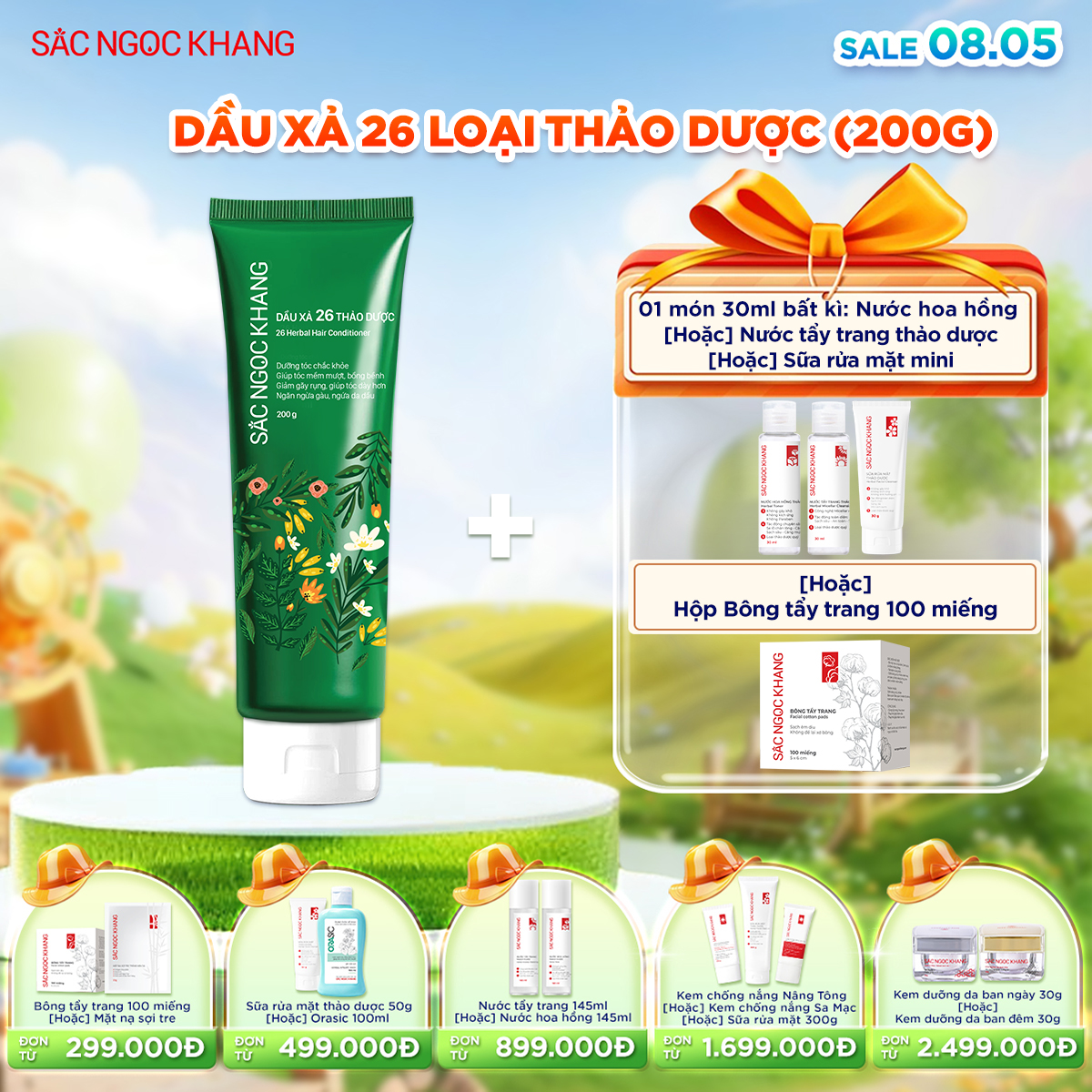 Dầu Xả 26 Loại Thảo Dược [200g] kèm quà tặng