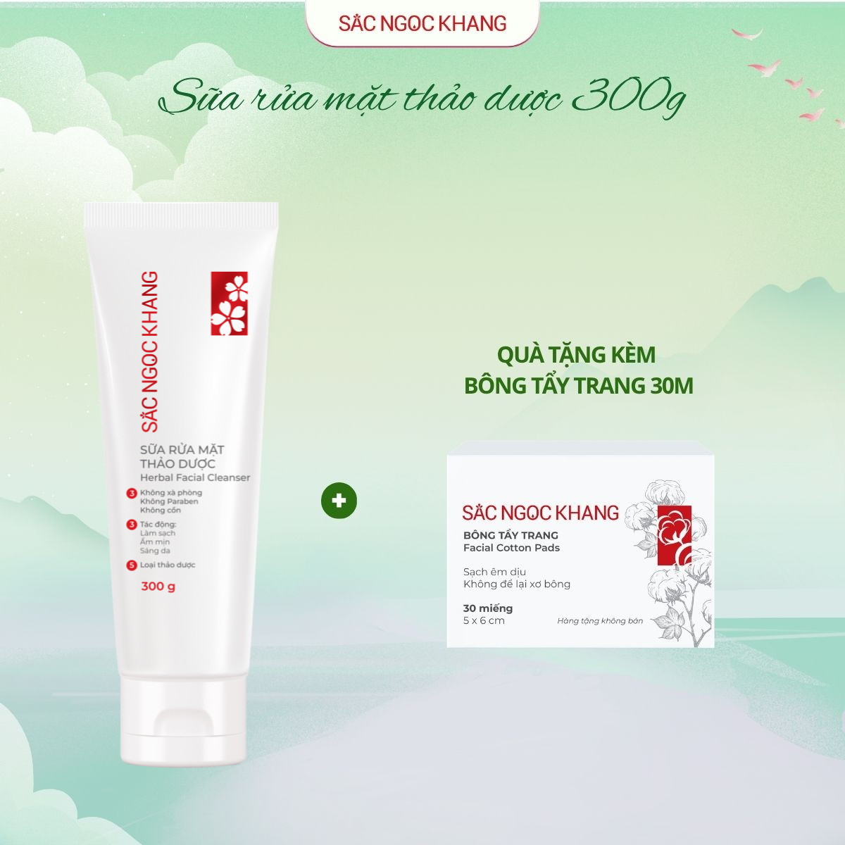 Sữa rửa mặt Thảo Dược [300g]