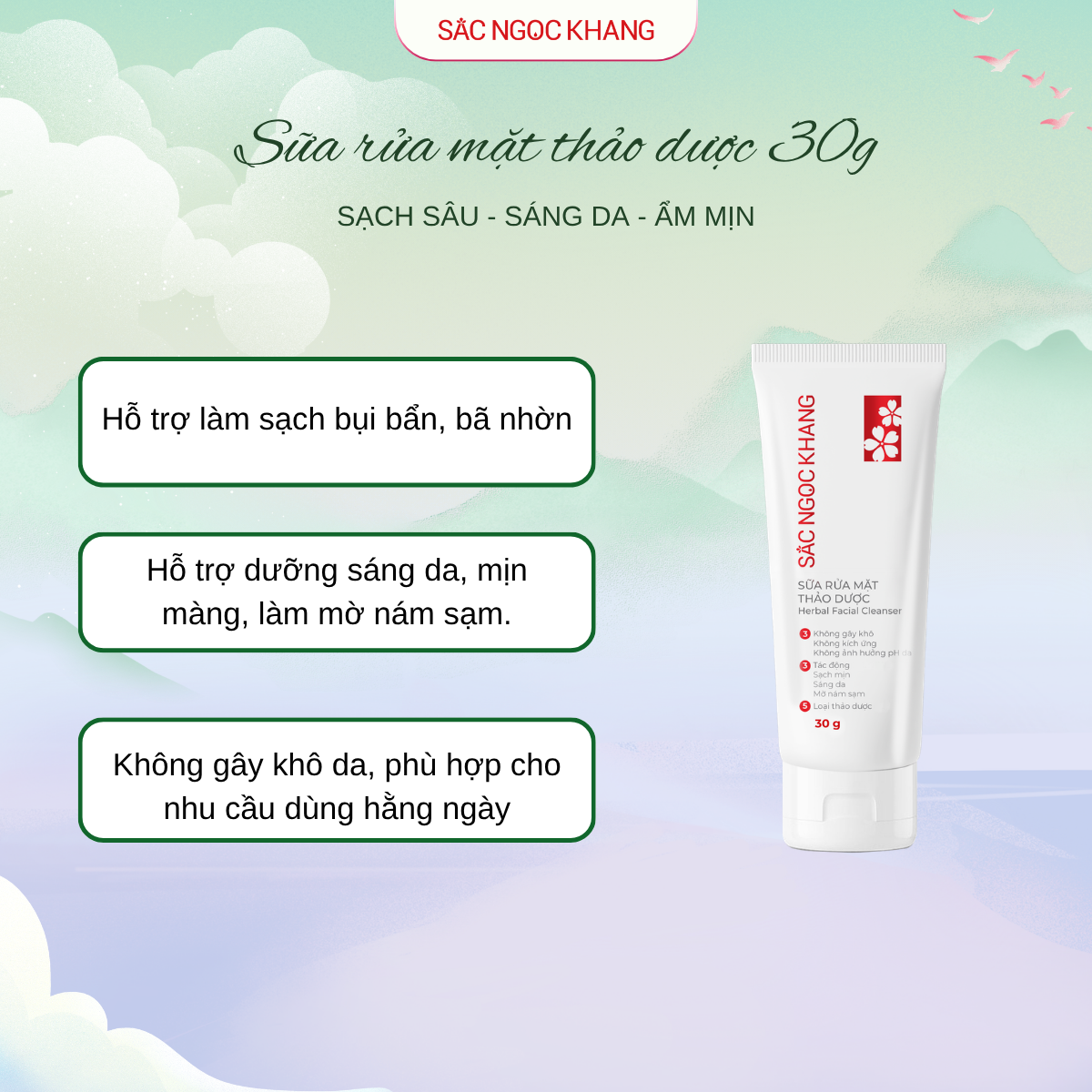 Sữa rửa mặt Thảo Dược [30g]
