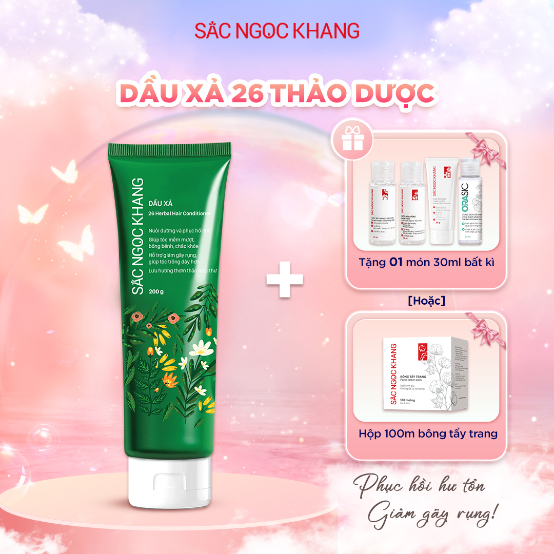 Dầu Xả 26 Loại Thảo Dược [200g] kèm quà tặng