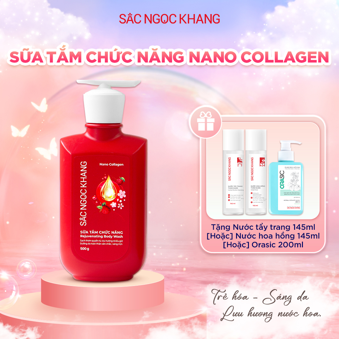 Sữa tắm Nano Collagen [500g] kèm quà tặng