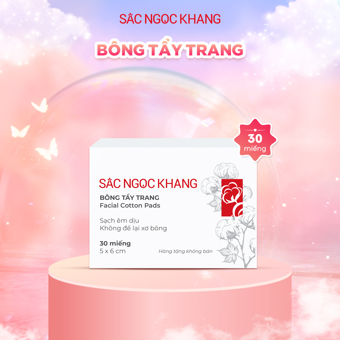 Bông tẩy trang [30 miếng]