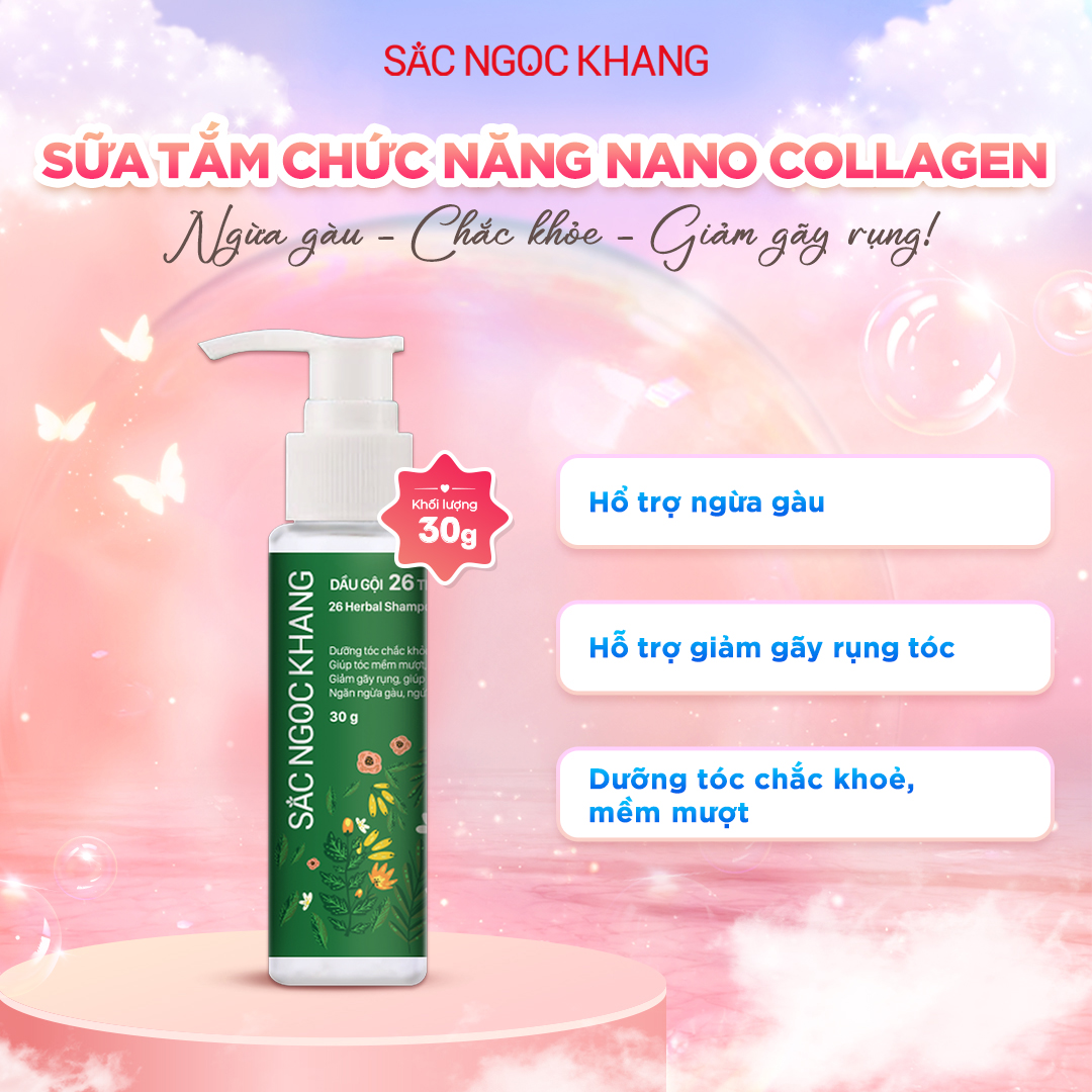 Dầu Gội 26 Loại Thảo Dược [30g]