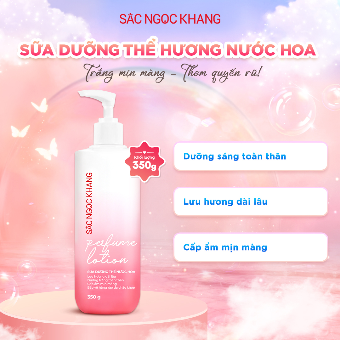 Sữa dưỡng thể hương nước hoa [350g] 