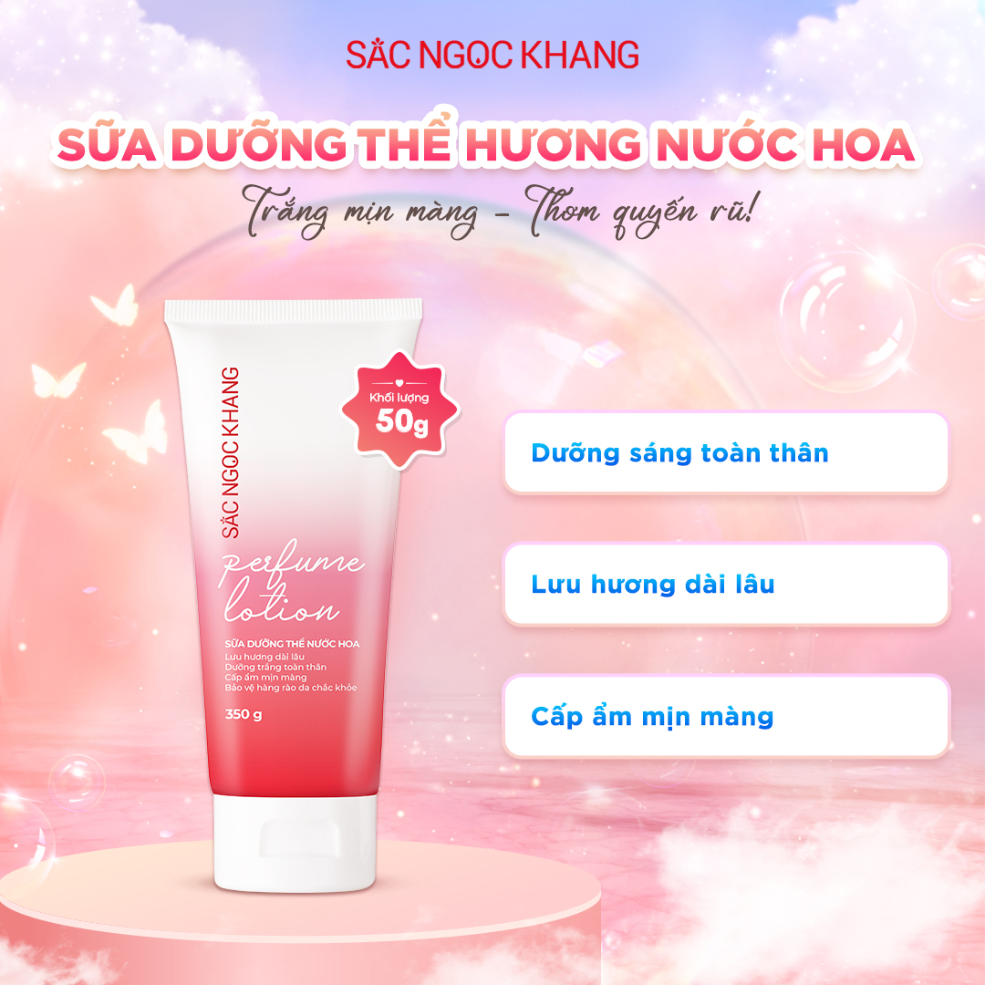 Sữa dưỡng thể hương nước hoa [50g]