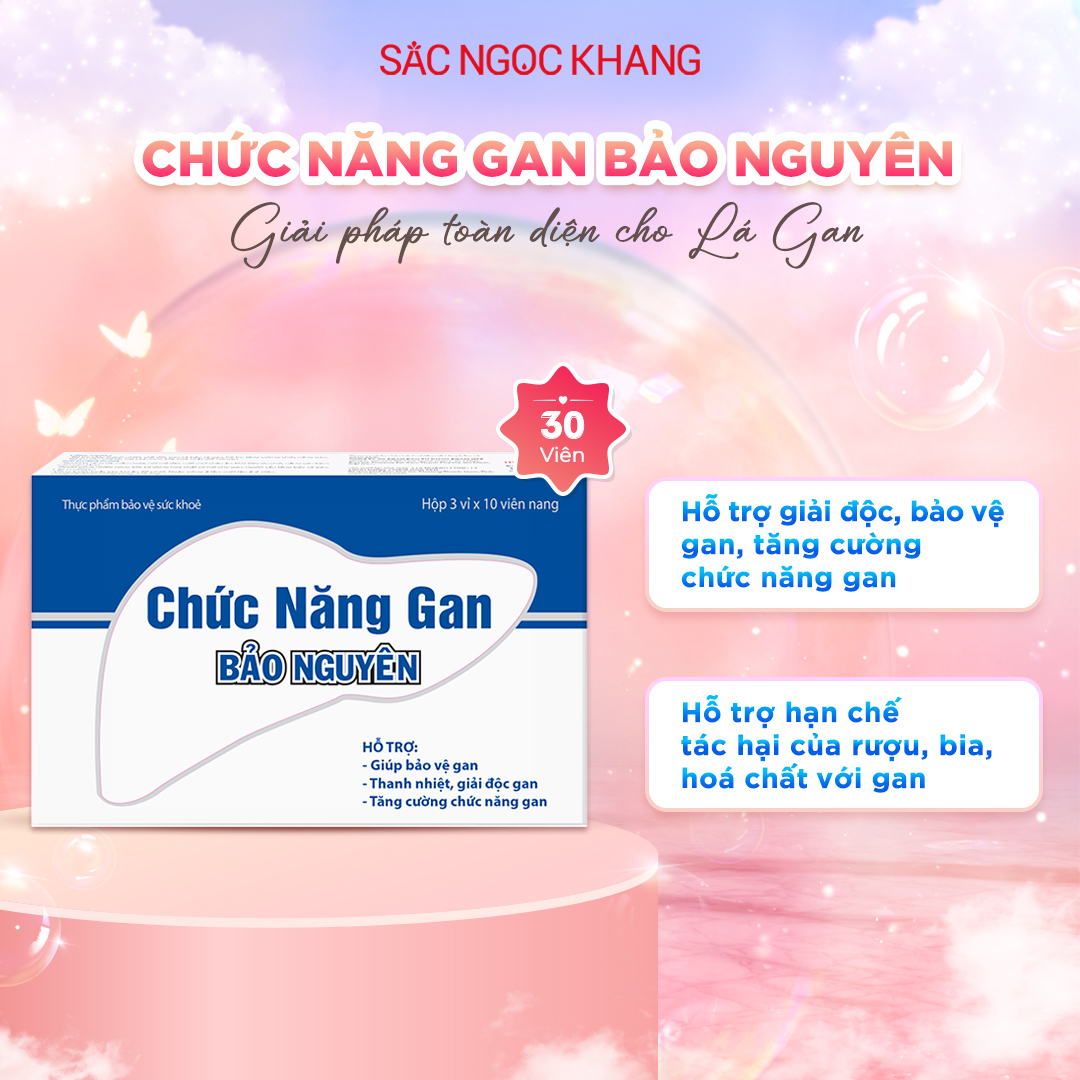 Chức Năng Gan Bảo Nguyên [30 Viên]
