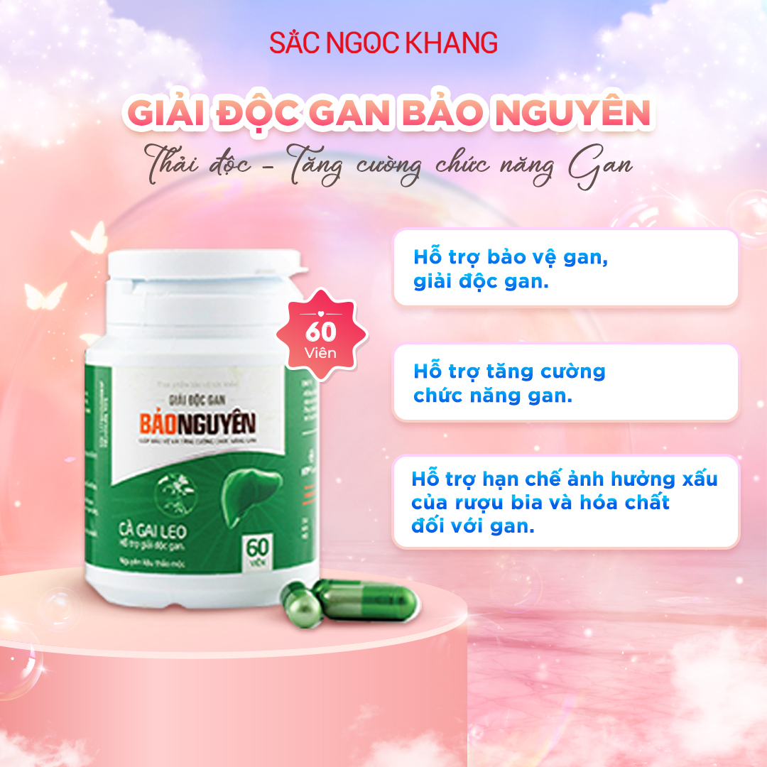 Giải Độc Gan Bảo Nguyên [60 Viên]