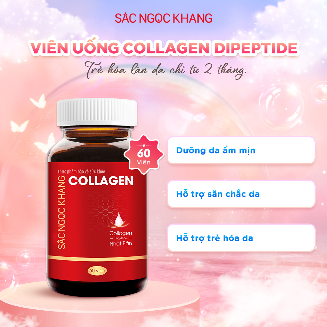 Viên Uống Collagen Dipeptide [60 Viên]