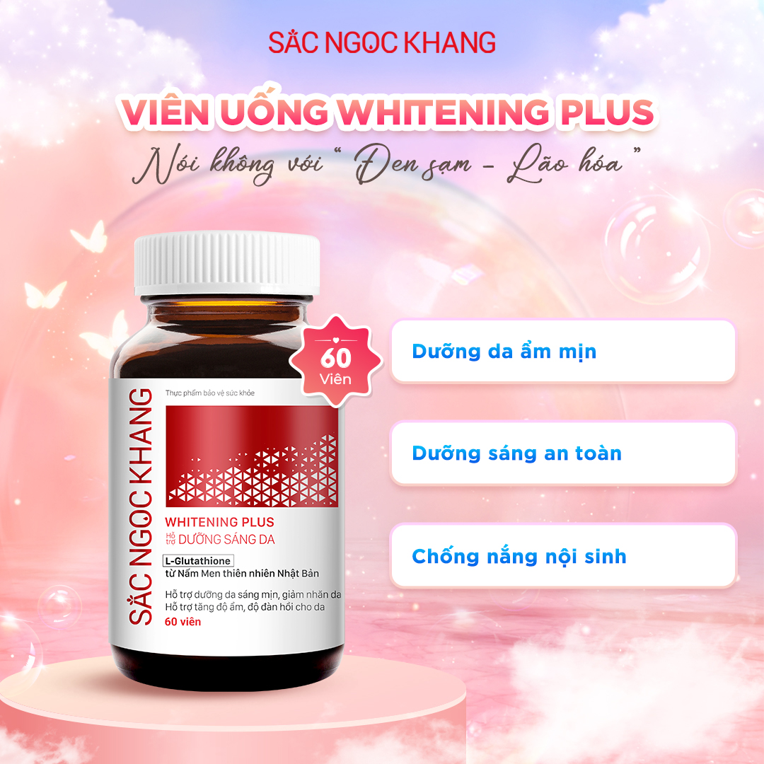 Viên uống Dưỡng trắng Whitening Plus [60 viên]